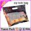 YASON good printing colors and full colors optinal pe zip lock bag waterproof pe zip bag