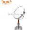 Double sided free standing makeup mirror