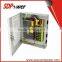 38w 15CH 12V 5A cctv power supply/Mmonitor power /metal box, battery backup