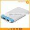 2016 private label 6000mah ultra thin power bank