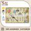 Highest Design French Country Tuscan Style Solar Address Plaque Metal Embellishments For Crafts