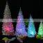Led acrylic christmas tress battery operated flameless christmas tree paraffin wax light christmas vners for decoration