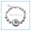 circle link chain bracelet accented with sparkling rhinestones