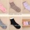 Soft-touch women colorful bulk cotton socks wholesale