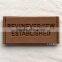 Hangzhou Lambin customs leather label patch for women's hats