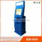 Touch screen cash payment kiosk with cash acceptor coin acceptor payment kiosk