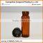 Different logo glass tubular bottle amber empty glass vial