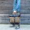 Custom high quality waxed canvas leather bag messenger bag                        
                                                Quality Choice