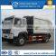 Hydraulic Operating 2 Axles Sino Truck Howo 2 Axles Garbage Truck for Hot Sale