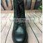 Wholesale black leather combat military police tactical boots for man