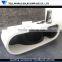 Fashionable modern indoor office design faux stone/solid surface executive office desk