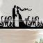 Romantic Wedding Bride and Groom Cake Topper Mr &Mrs Couple Figure Favors Gift
