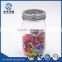 500ml round clear food storage glass jar with star metal lid