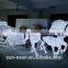 Deer,Carriage,Santa Claus,Christmas Sleigh Decoration