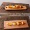 Natural wholesale chaep solid wood sushi plate / fruit plate / flate plate