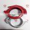 Galvanized 5.5 inch concrete pump clamp for Putzmeister pump