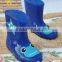 cartoon middle tube pvc rain boots with certificate
