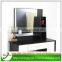 KD design DIY dressing table,dressing table with mirror and stool