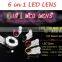 6 in 1 LED lens with LED selfie flash light & clips for Mobile phone