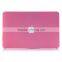 For MacBook New White Unibody Case quicksand pink Hard Cover (A1342) - BLACK