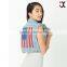 2015 US Flag Screen printed crop denim vest (JXC00199)