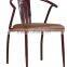 Antique band tube restaurant dining room coffee chair T006