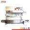 Continuous automatic sealing machine for plastic bag