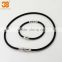 South Korea simple style silicone necklace with magnetic clasp