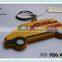 DHL express truck promotional embossed Soft PVC keychain