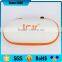 white pu leather eva eyeglass hard storage case with printed logo