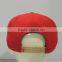 red 3D logo flat brim snapback hat