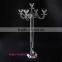 tall wedding centerpiece crystal candelabra hot sell table flower candelabra