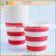 Disposable paper coffee cups for christmas decorative