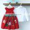 glitz and glamor clothing cute cotton long sleeve European christmas dress