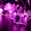 20LED Solar Power Outdoor Pattery Decor Lamp Morning Glory Shape String Lights