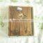 Customized wooden notebook for christmas gift set