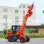 Hydrostatic loading machine telescopic wheel loader machine for sale