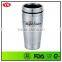 eco friendly 16oz double wall thermal non-spill stainless steel travel mug