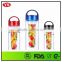 Customized 700 ml plastic water bottle with fruit infuser for sale