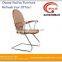 fashion leather swivel office reception chair with wooden AH-184