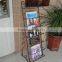 380*330*1230MM 3 layers photo rack Modern Metal display magazine rack newspaper rakcs