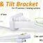 Rotate wall mounting cctv security camera rotating small bracket