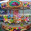 Amusement park equipment rotating rides mini carousel for sale