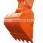 Customized ZX690LCH-5A reinforced bucket 4.0 Capacity, Hitachi Excavator EX300/EX320/EX330/EX350 buckets for sale