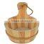 2015 china supplier sale FSC cheap price gift wooden buckets with high quality