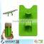Custom silk print silicone mobile holder stand