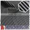 70% polyester 23% Golden Rulex stripe 7% Spandex yarn dyed jersey fabric with permanent for Garment
