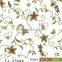 TJ-3784 Transparent emboossed tablecloth with golden & silver