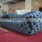 Retro Button Tufted Upholstered Chesterfield Fabric Sofa , Classic Pure Linen U-Shaped Couch Sofa, Arabic Style Sofa Set