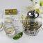 drinking glass set with metal stand china gift tea